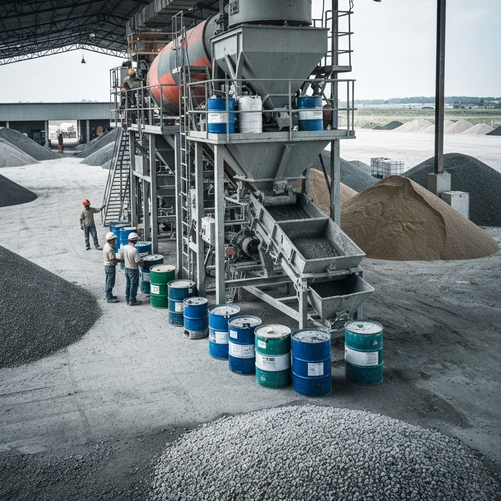 Строительные смеси и бетоны